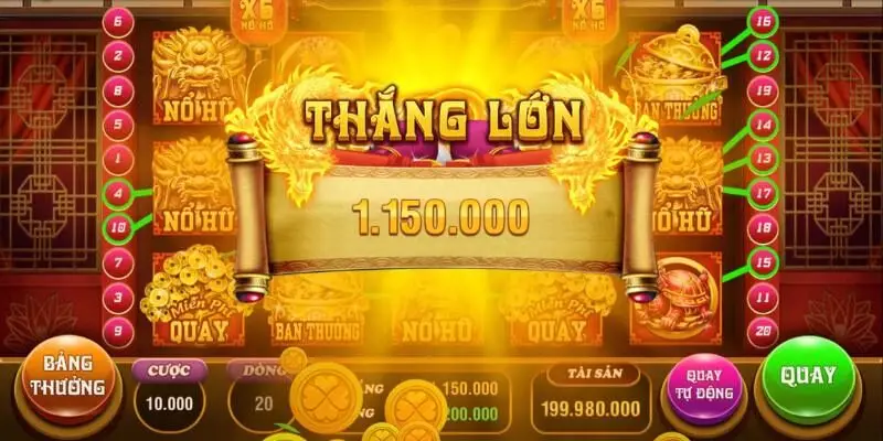 Nổ hũ thần tài tại 77bet thu hút hàng triệu người chơi